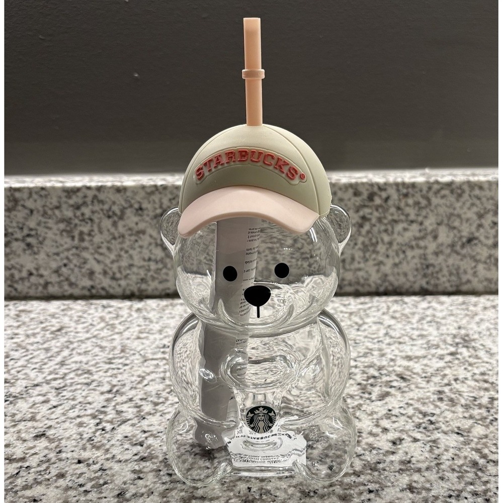 AUTHENTIC 2026 Starbucks Bearista Bear Cup Pink- NO STRAWBERRY! US SELLER